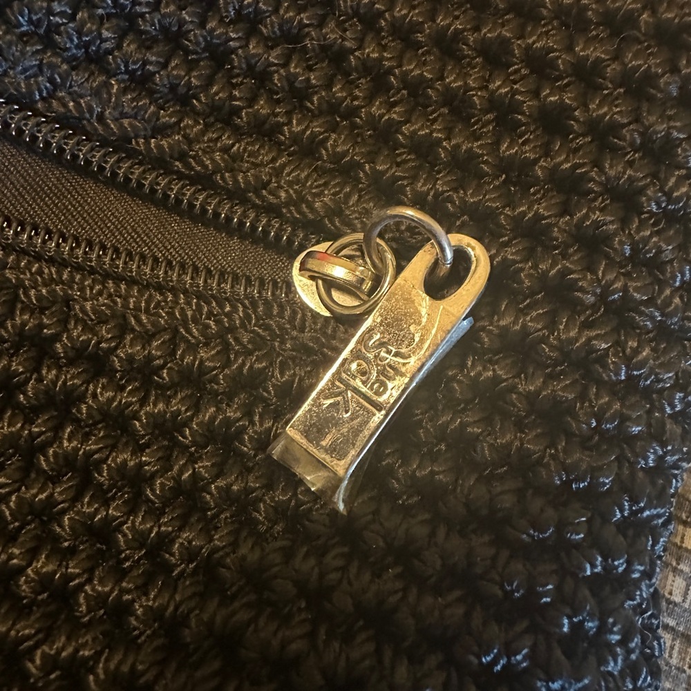 The Sak Black Knit Shoulder Bag - Picture 6 of 14